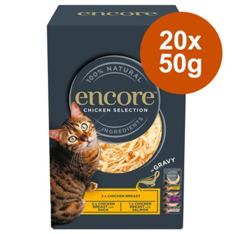 Encore Cat Gravy Pouch Mix Saver Pack 20 x 50g