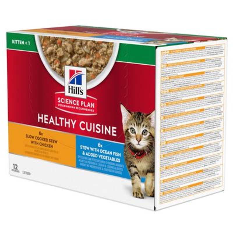 Hill's Science Plan Kitten Healthy Cuisine with Chicken & Ocean Fish