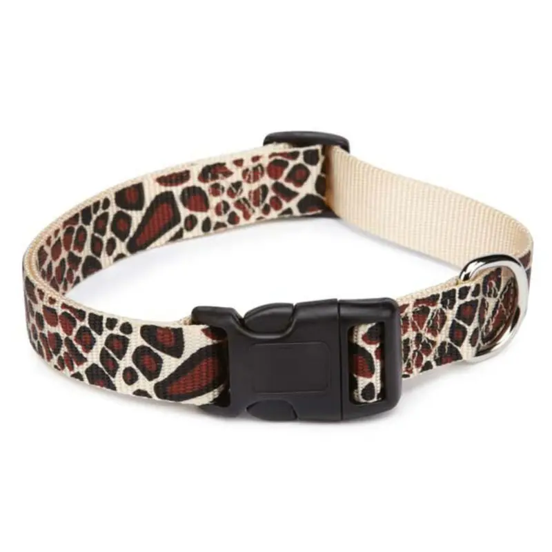 Casual Canine Animal Print Dog Collar - Giraffe