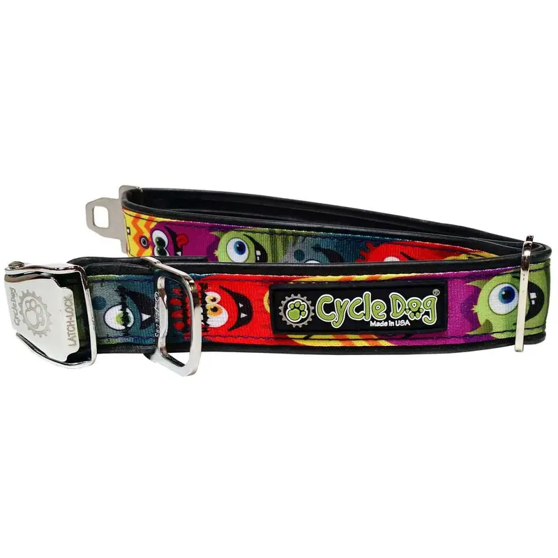 Cycle Dog Monsters Metal Latch Dog Collar