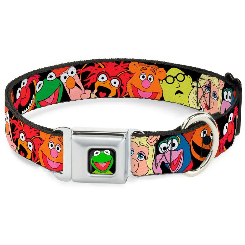 Muppets Faces Seatbelt Buckle Dog Collar by Buckle-Down