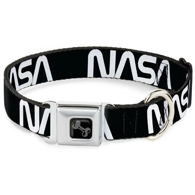 NASA Seatbelt Buckle Dog Collar by Buckle-Down 
