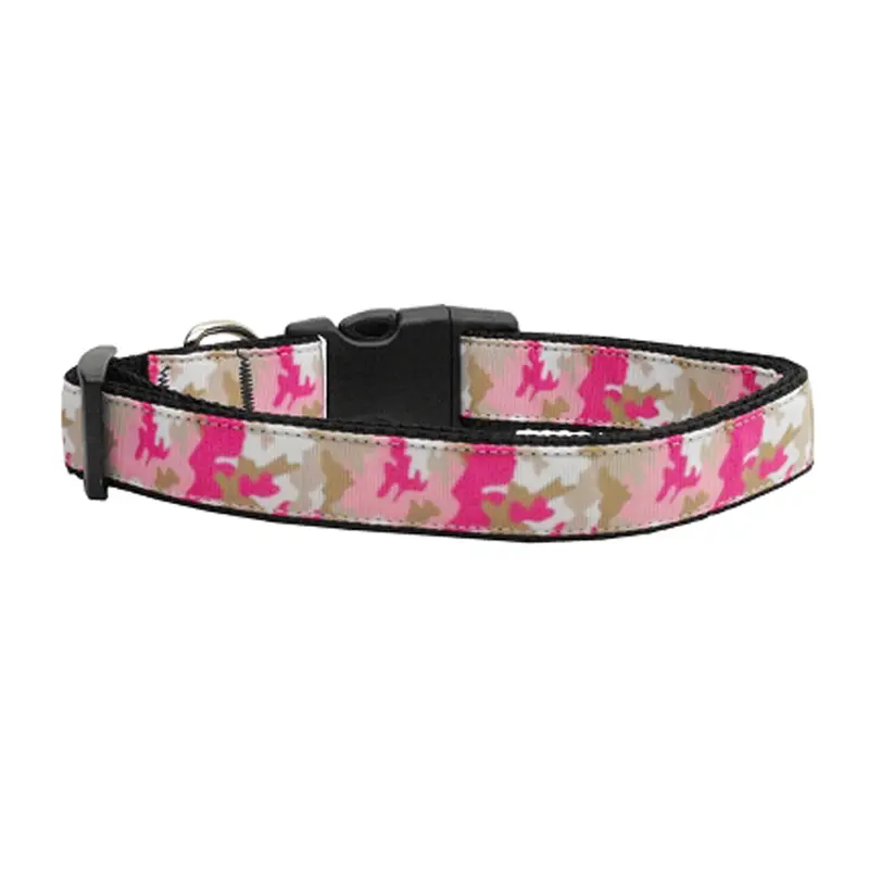 Mirage Pink Camo Dog Collar