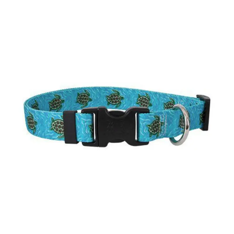 Sea Turtles Dog Collar by Yellow Dog