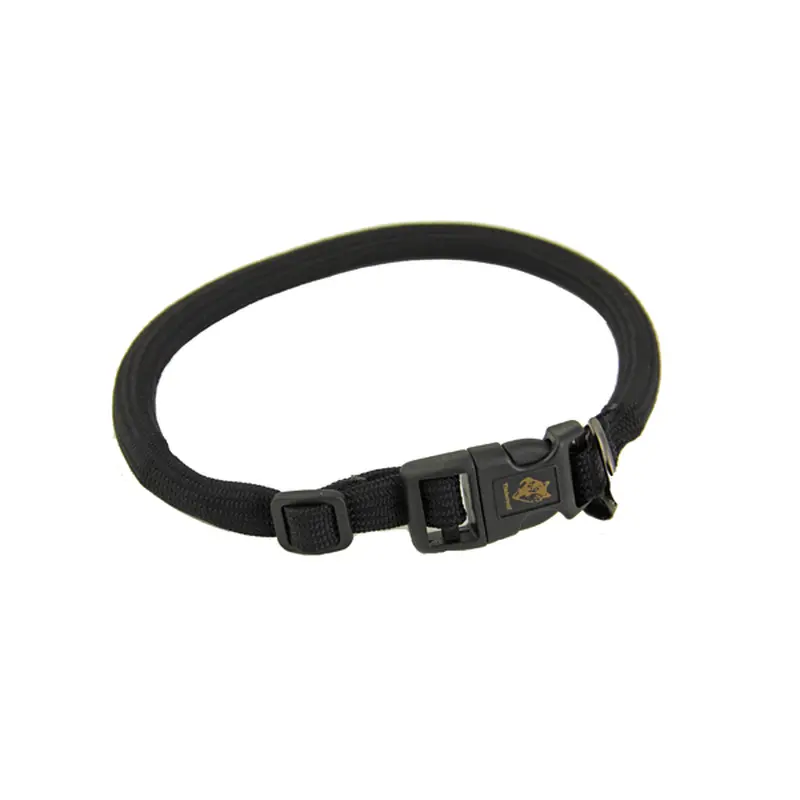 Timberwolf Alpine Rope Dog Collar - Black