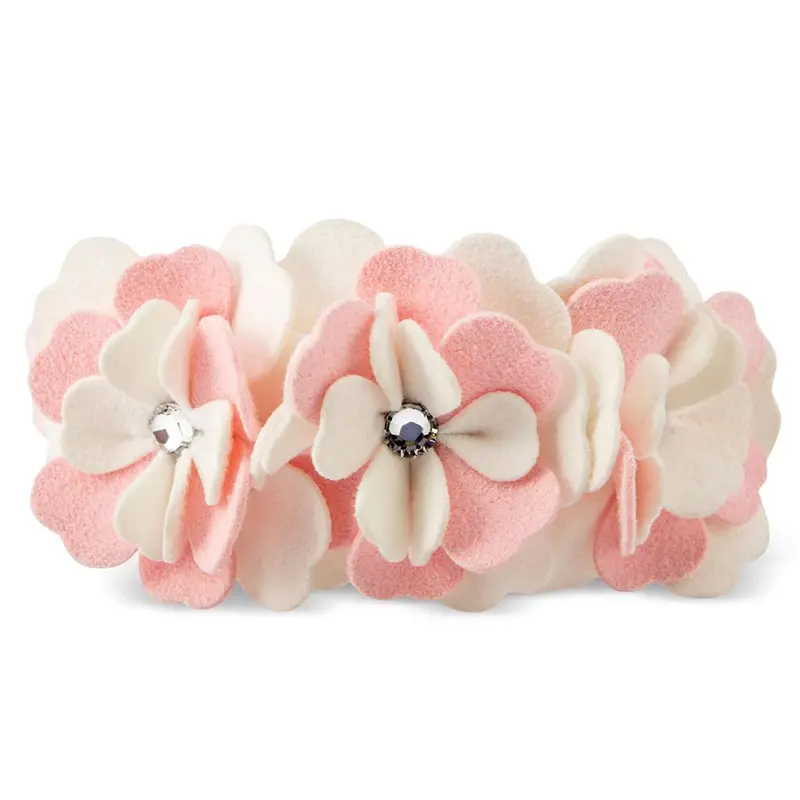 Tinkie's Garden Special Occasion Dog Collar by Susan Lanci - Puppy Pink