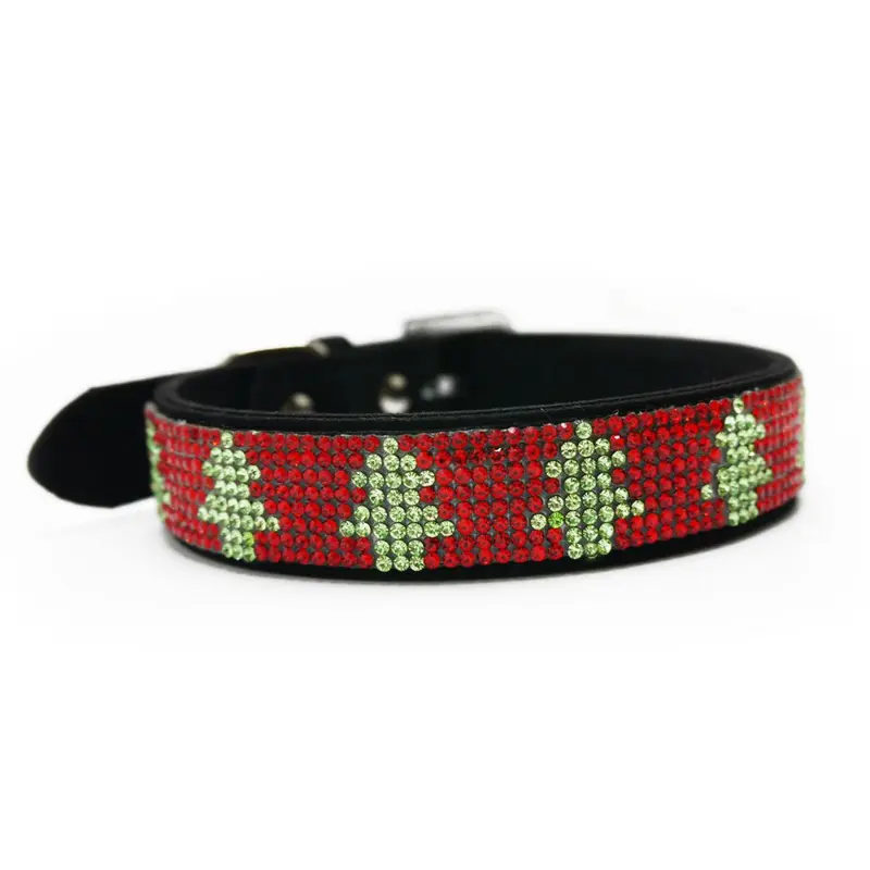 Dogo VIP Bling Dog Collar - Fun Christmas Tree