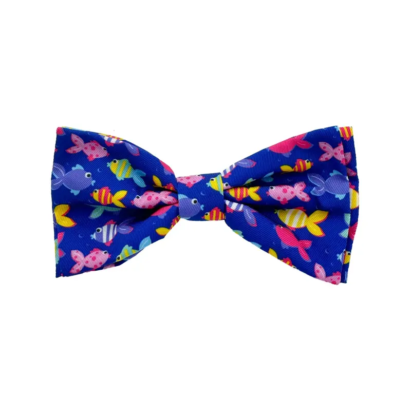 Huxley & Kent Dog and Cat Bow Tie Collar Attachment - Something Fishy