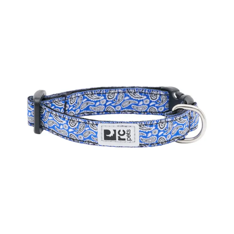 RC Pet Petite Adjustable Clip Dog Collar - Rebel Blue
