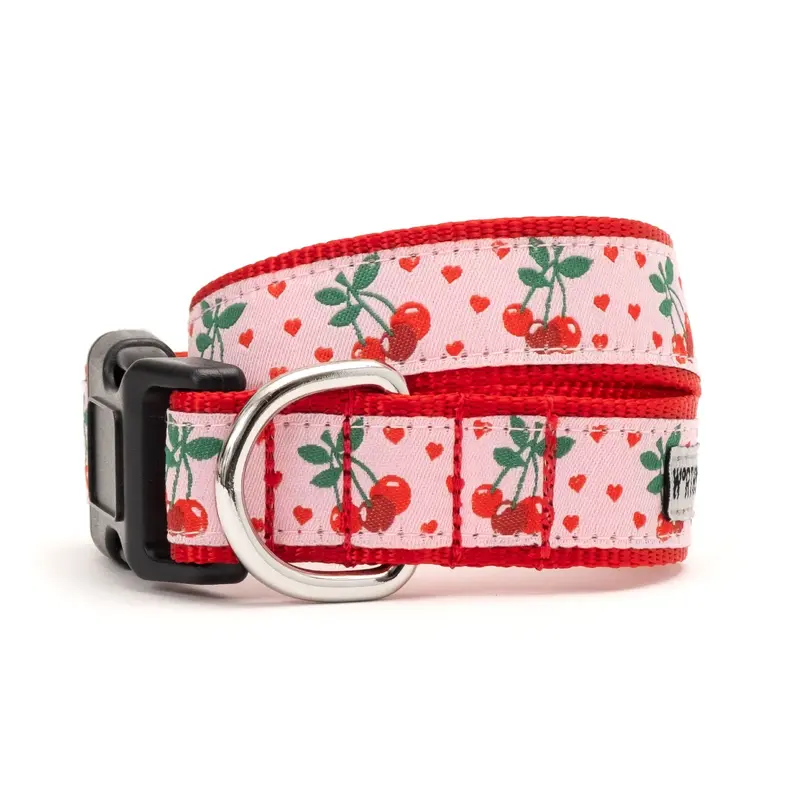 Worthy Dog Cherries Jubilee Dog Collar