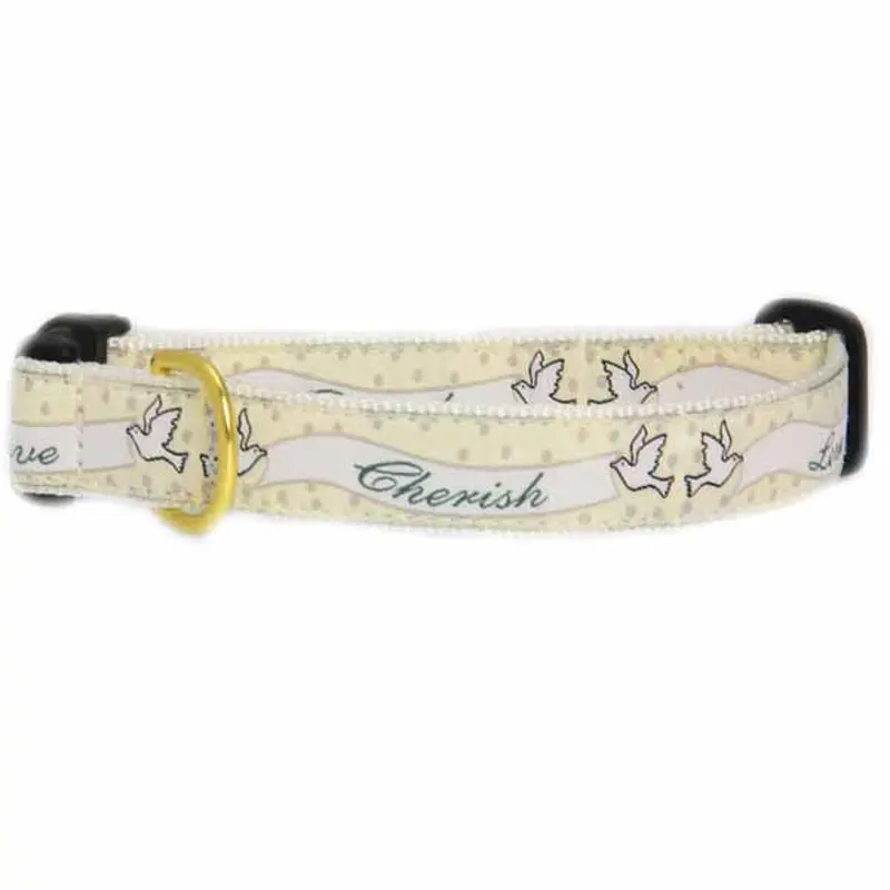 Up Country Wedding Collection - Love & Cherish Dog Collar