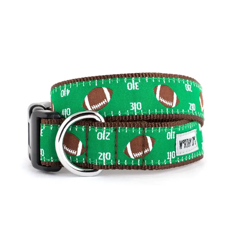 Worthy Dog Football Field Dog Collar