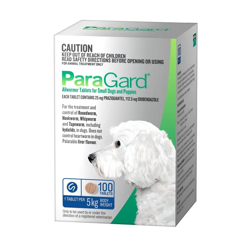 Paragard Allwormer for Small Dogs