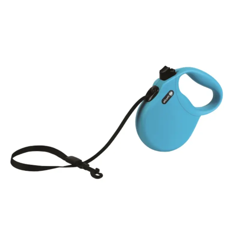 Alcott Wanderer Retractable Leash Blue 4.8m