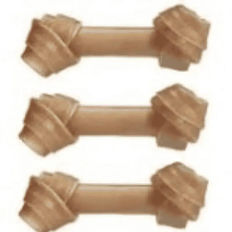 K9 Homes Natural Rawhide Knotted Bone 12"