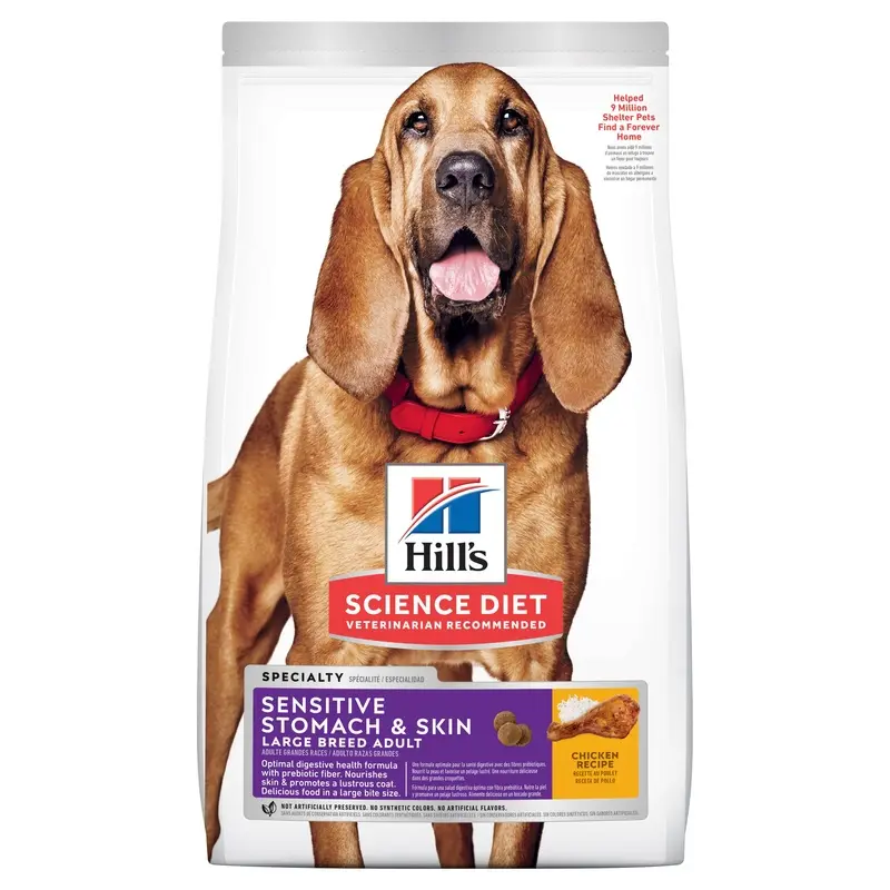 Hill's Science Diet Sensitive Stomach & Skin Large Breed Adult Dry Dog Food