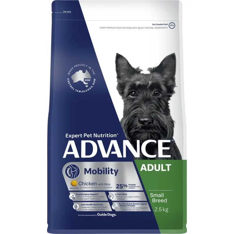 Advance Mobility Chicken with Rice Small Breed Dog Dry Food