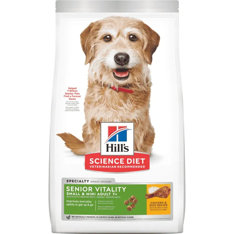 Hill's Science Diet Youthful Vitality Mature Small Toy Breed Dry Dog Food
