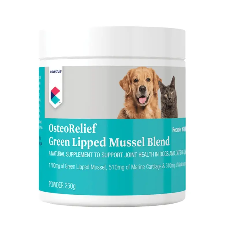 Covetrus OsteoRelief Green Lipped Mussel Joint Powder for Dogs and Cats