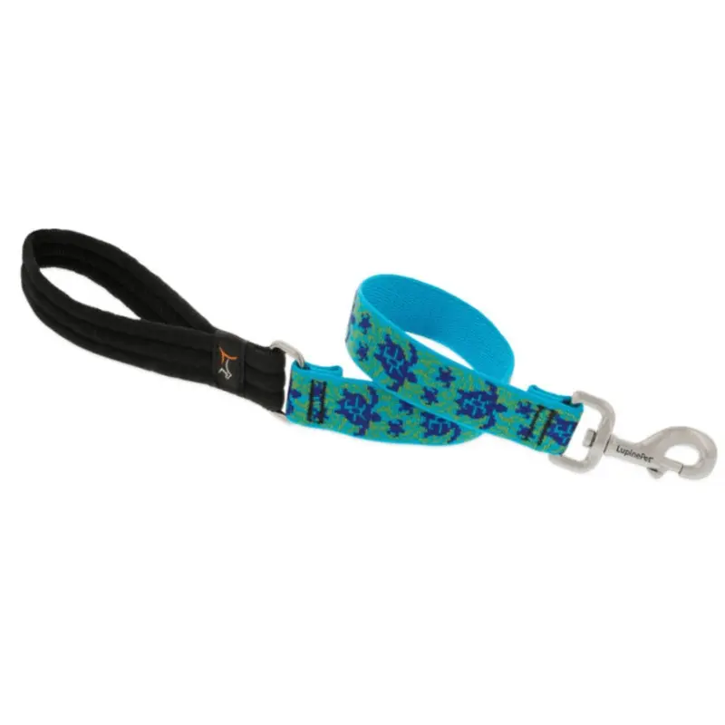 LupinePet Turtle Reef Original Designs Dog Leash 1.9cm