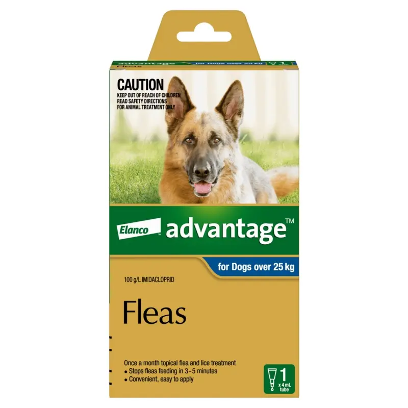 Advantage Blue Extra Large Dog (25kg+)