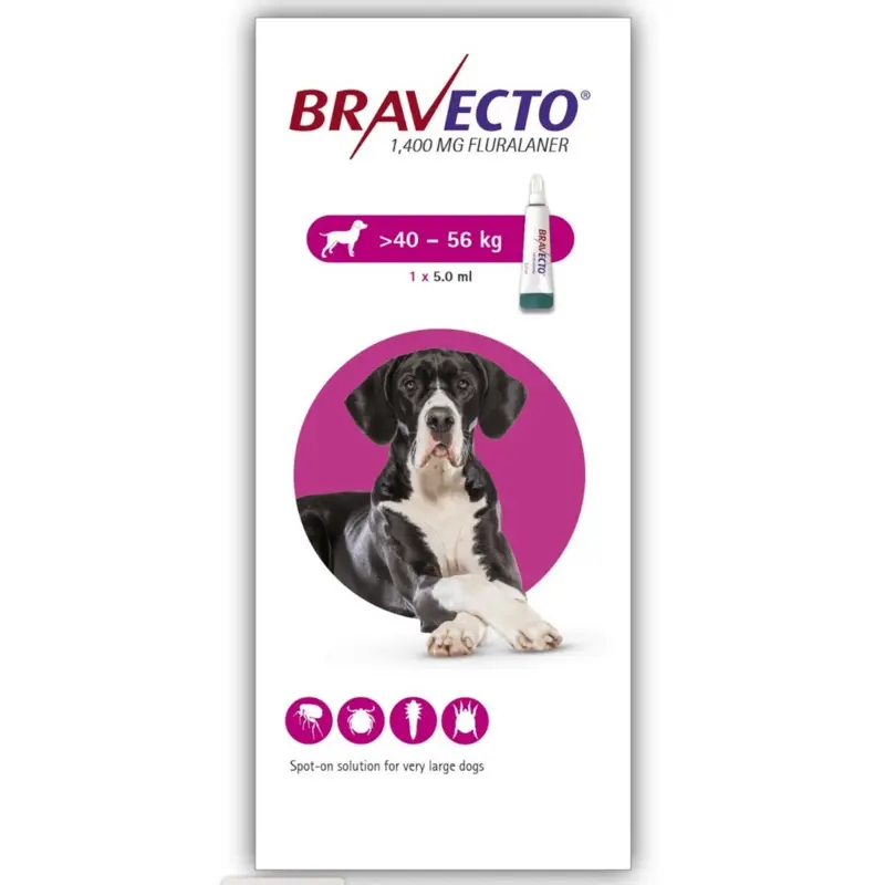 Bravecto Spot On For Very Large Dogs (40-56kg)