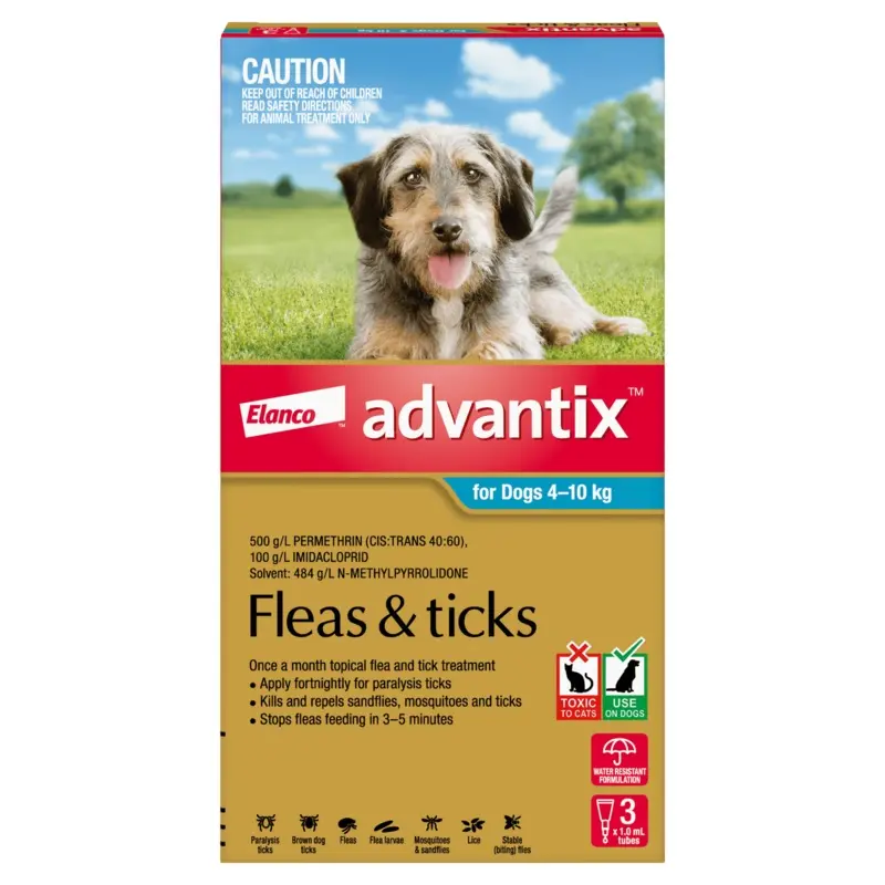 Advantix Aqua Medium Dog (4-10kg)