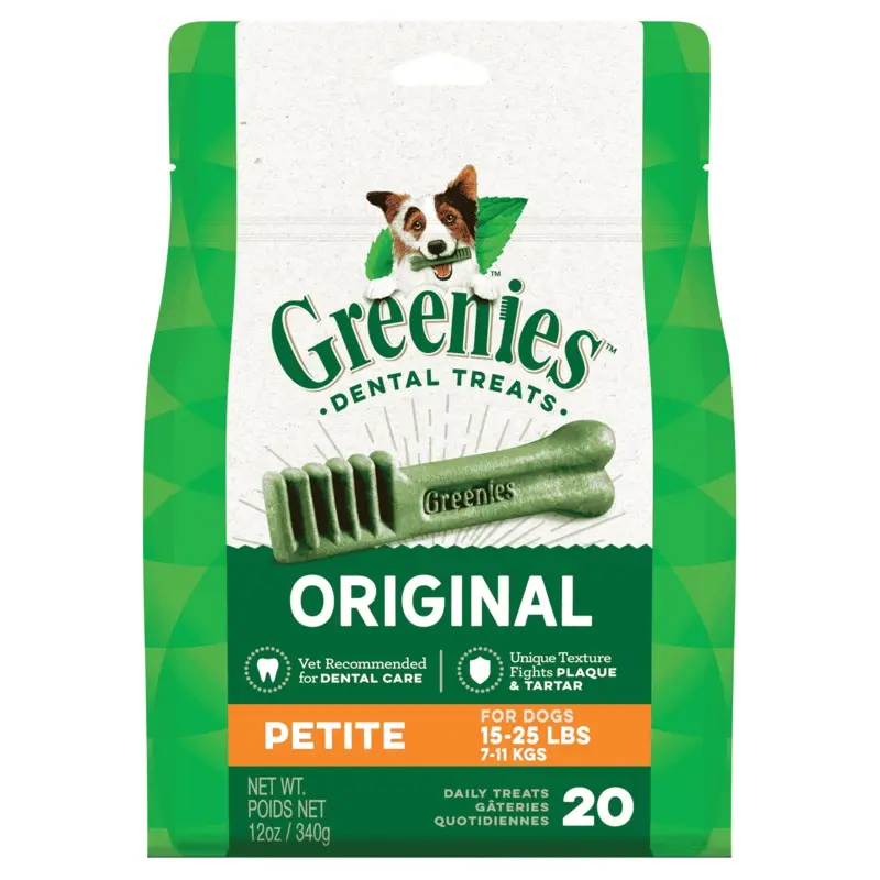 Greenies Original Treat Pack Petite (20 treats)