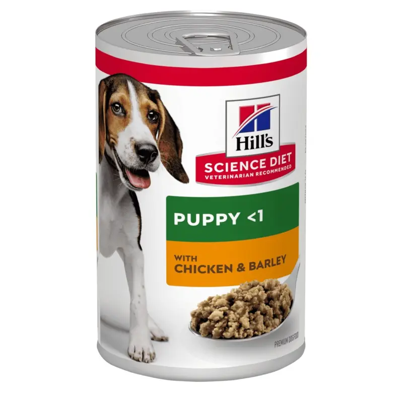 Hill's Science Diet Puppy Chicken & Barley Entree 370g Cans