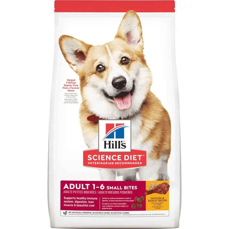 Hill's Science Diet Small Bites Chicken & Barley Recipe Adult Dog Dry Food