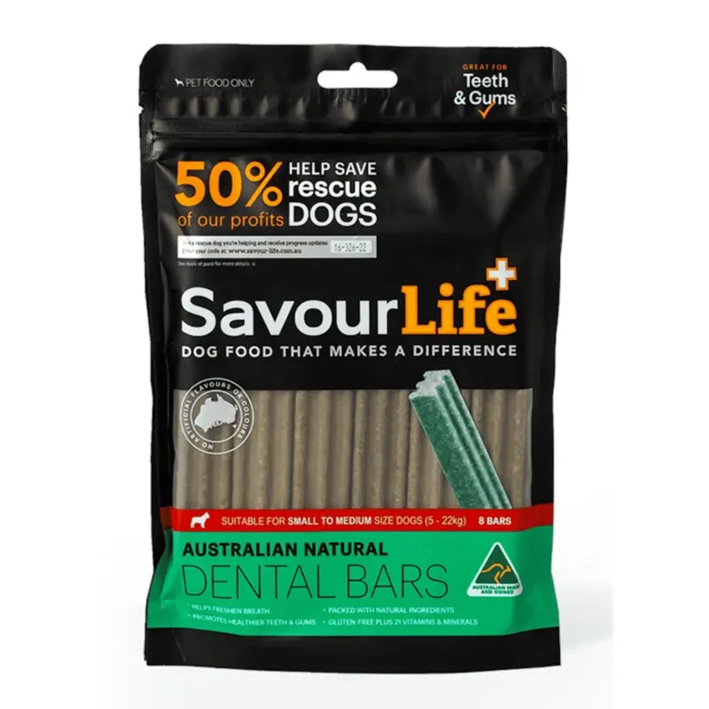 Savourlife Australian Natural Dental Bars for Small/Medium Dogs