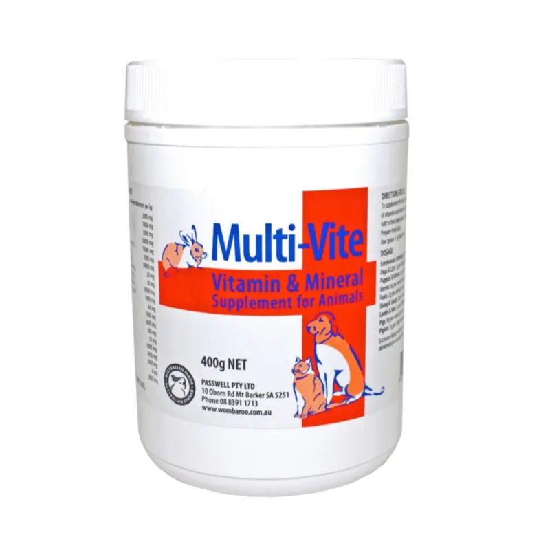 Wombaroo Passwell Multi-Vite for Animals