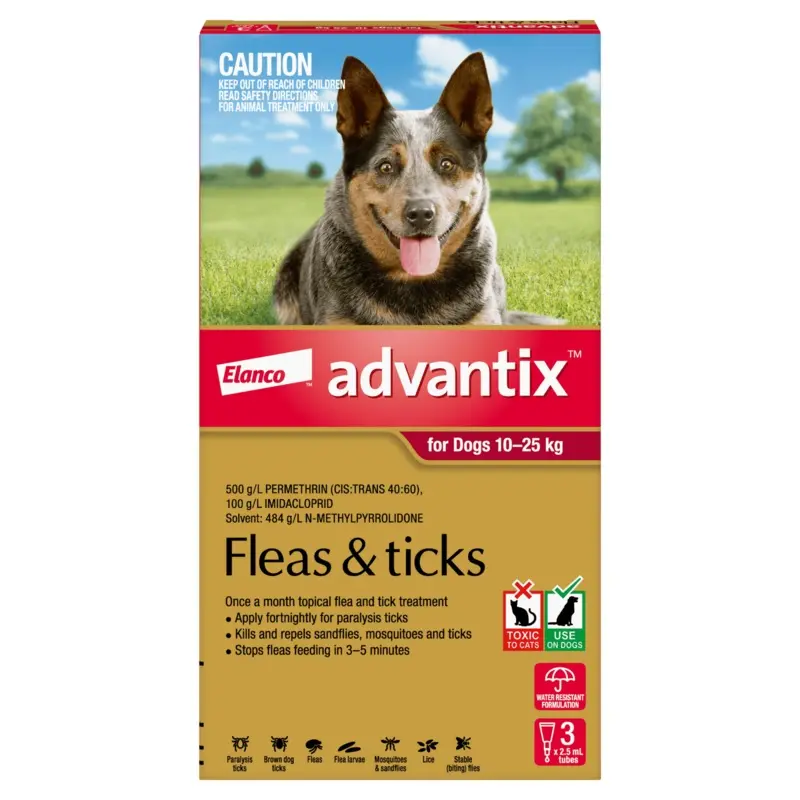 Advantix Red Large Dog (10-25kg)