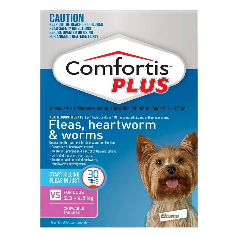 Comfortis Plus for Very Small Dogs (2.3-4.5kg)