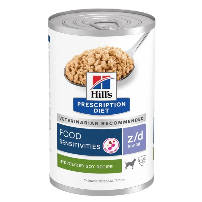 Hill's Prescription Diet z/d Low Fat Food Sensitivities Canned Dog Wet Food 370g