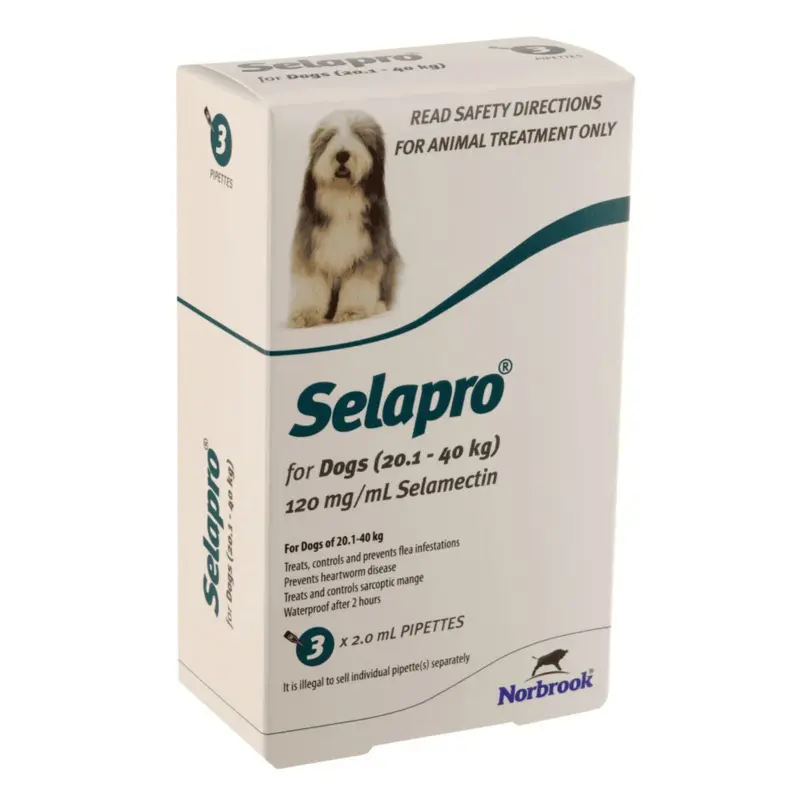 Selapro Spot On for Large Dogs 20.1-40kg