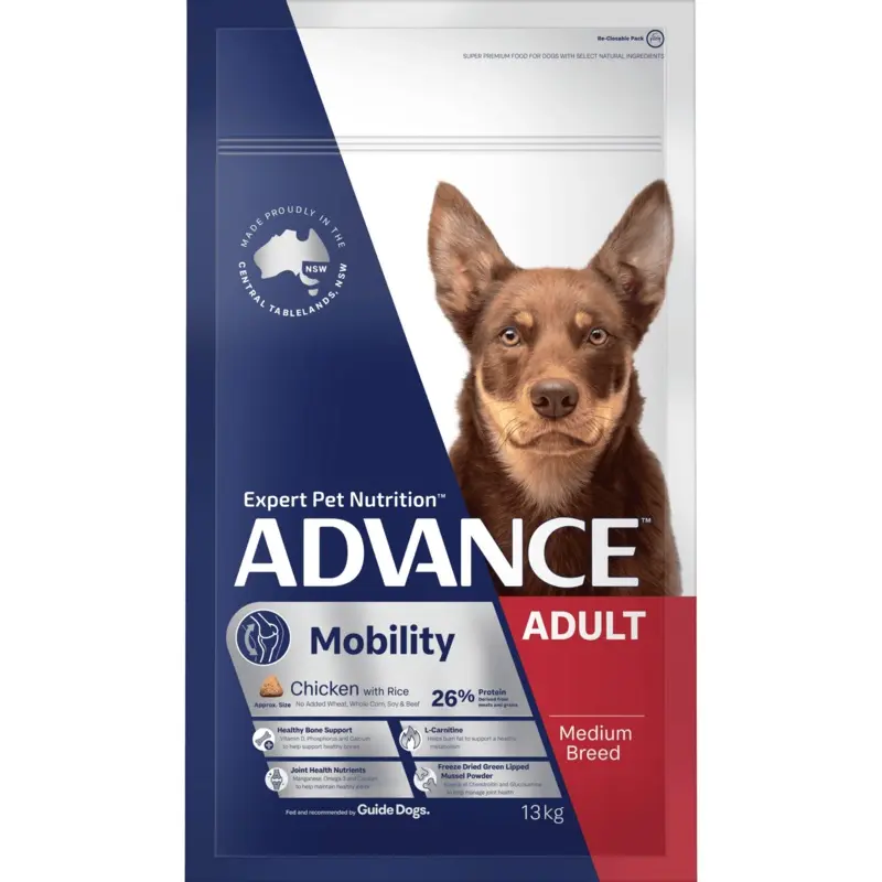 Advance Mobility Chicken with Rice Medium Breed Dog Dry Food