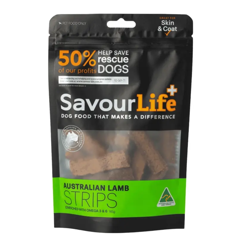 Savourlife Australian Lamb Strips Dog Treats