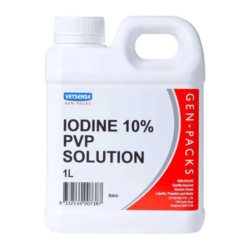 Vetsense Iodine 10% PVP Solution