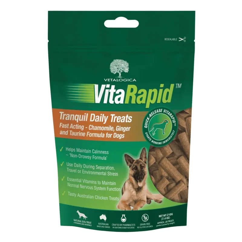 Vetalogica VitaRapid Tranquil Daily Treats for Dogs
