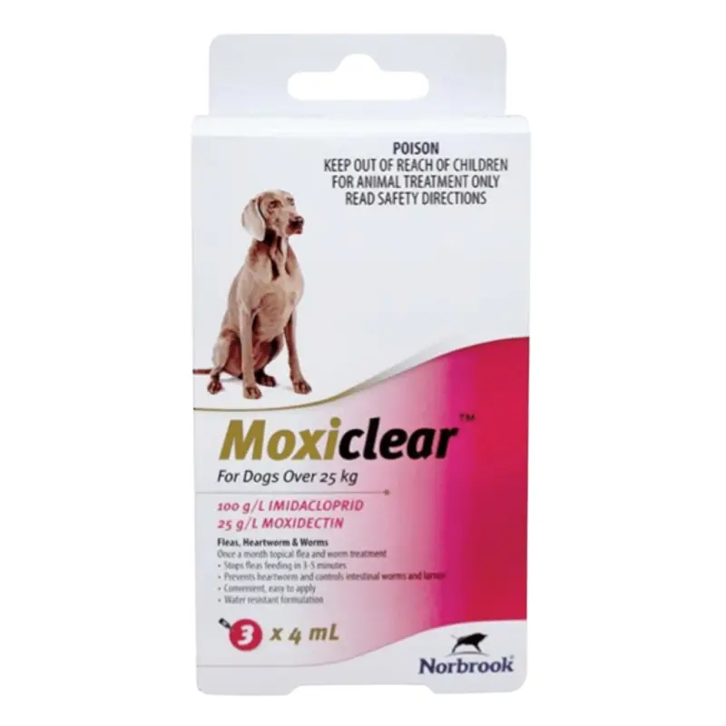 Moxiclear for Dogs over 25kg