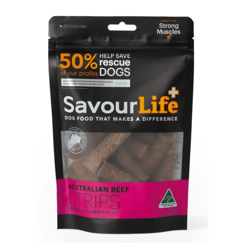 Savourlife Australian Beef Strips Dog Treats