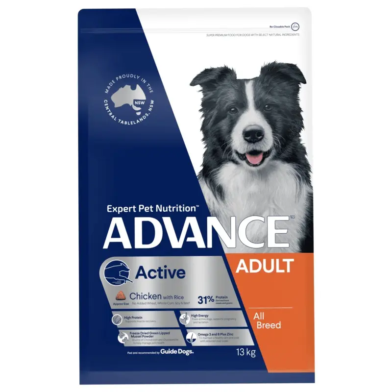 Advance Active Chicken with Rice Adult Dog Dry Food
