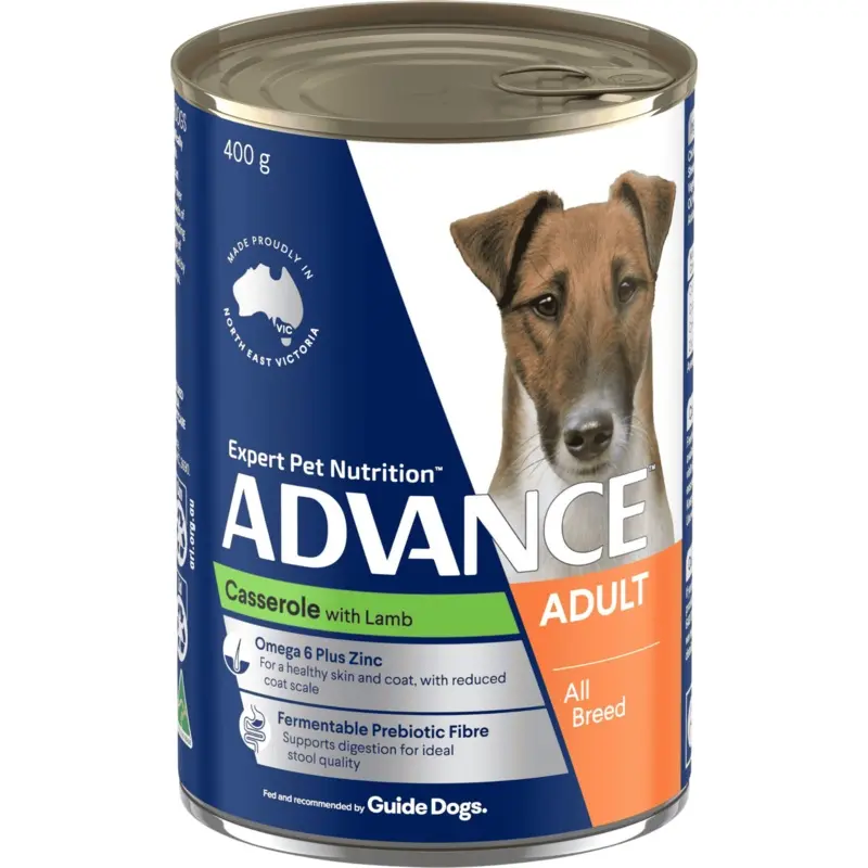 Advance All Breed Casserole with Lamb Adult Dog Wet Food