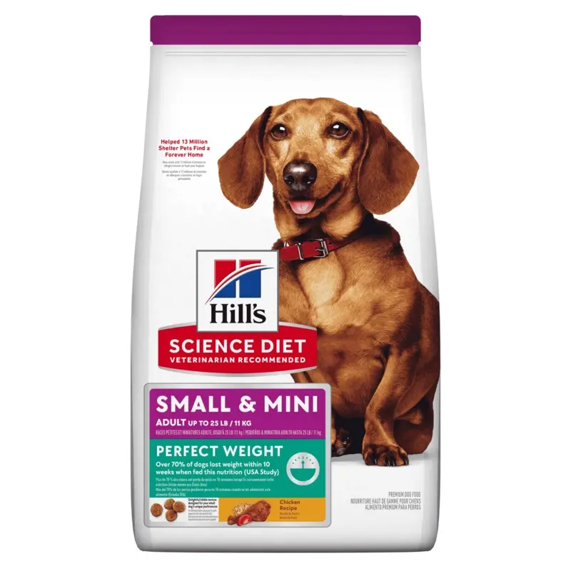 Hill's Science Diet Perfect Weight Small & Toy Breed Adult Dog Dry Food