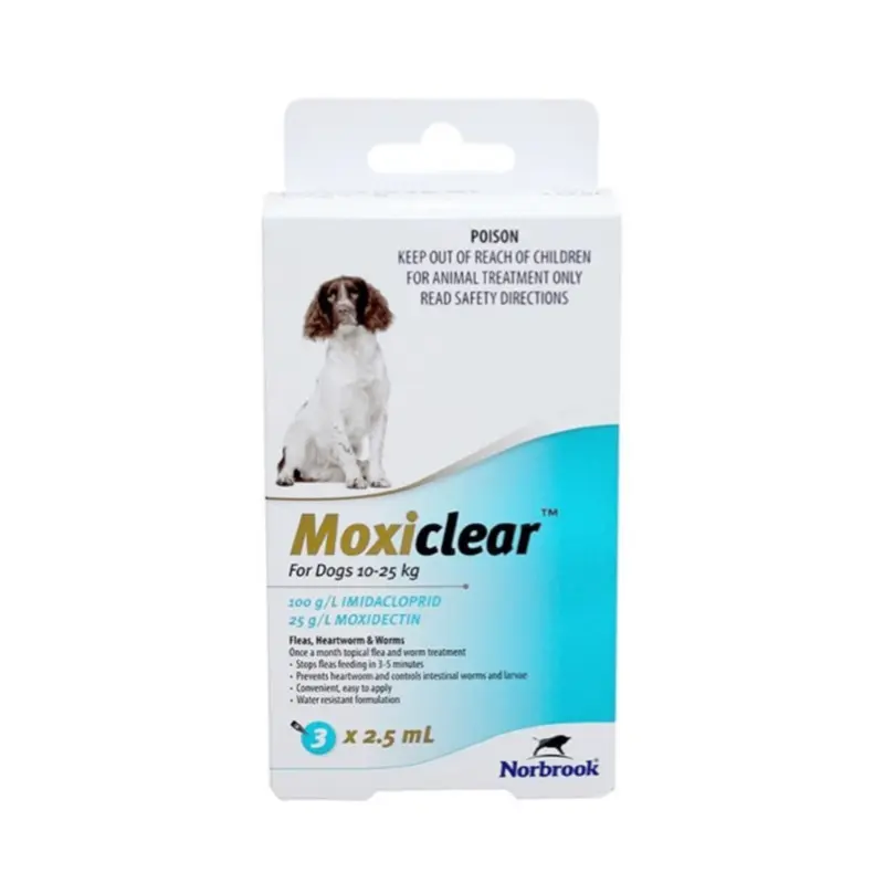 Moxiclear for Dogs 10-25kg
