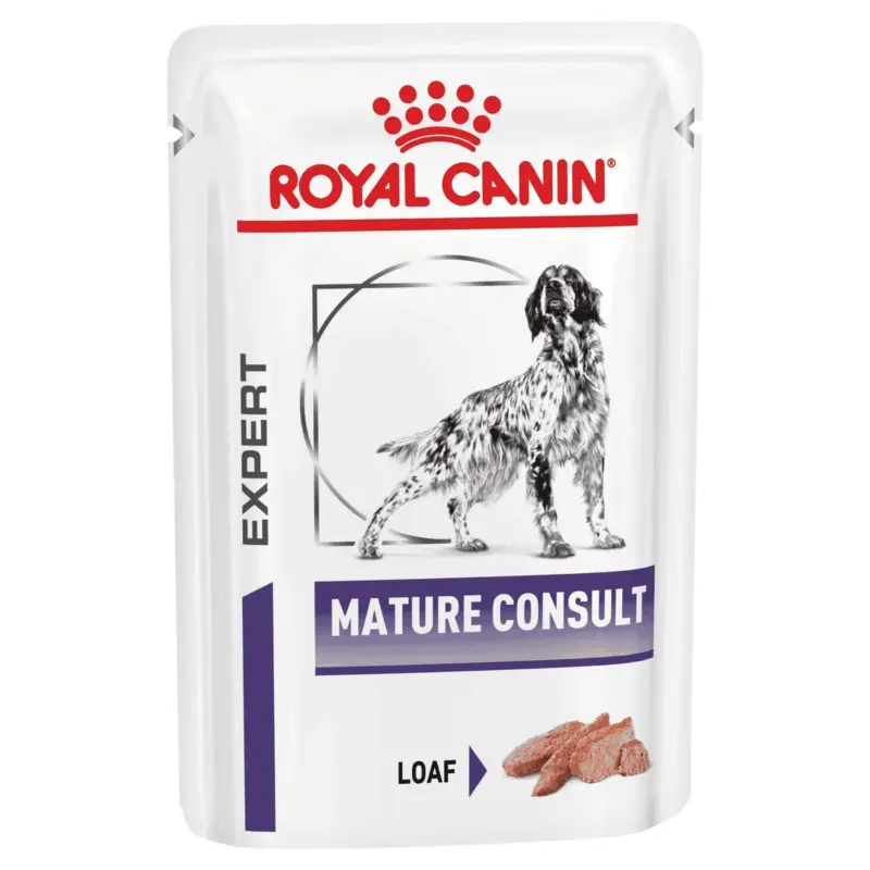 Royal Canin Veterinary Diet Mature Consult Dog Wet Food 85g Pouches