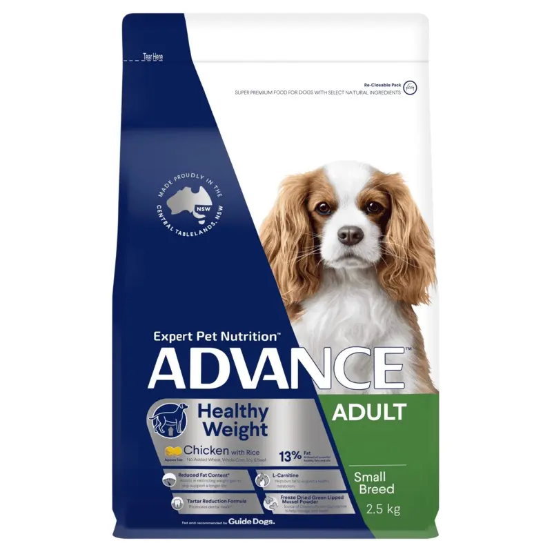 Advance Healthy Weight Toy/Small Breed Chicken with Rice Dog Dry Food