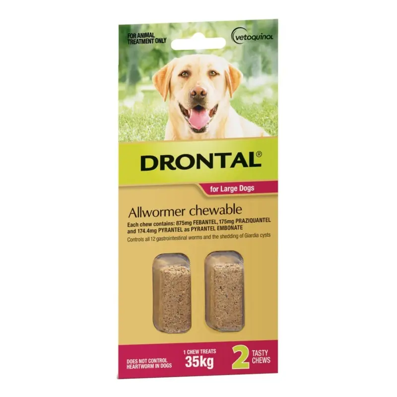 Drontal Allwormer Chewables for Large Dogs