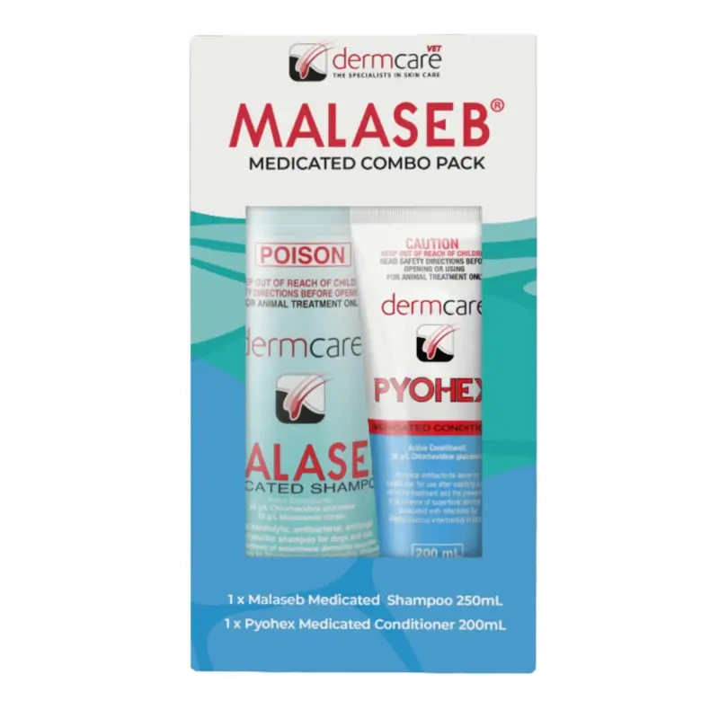 Malaseb Combo Pack (Malaseb 250mL & Pyohex 200mL)